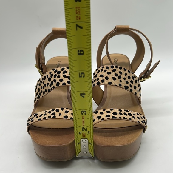 Cityclassified Leopard Print Platform Wedge Sandals Size 6.5 NWT Phonic-S NWT - Picture 9 of 9